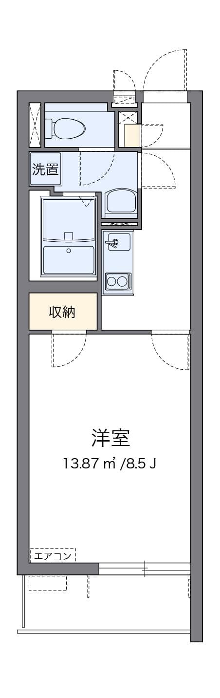 Preview floorplan of CLEINO Nagai Kouen II