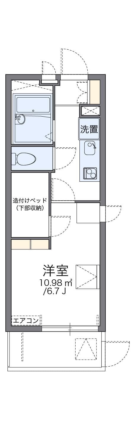 Preview floorplan of leopalace SUSANO