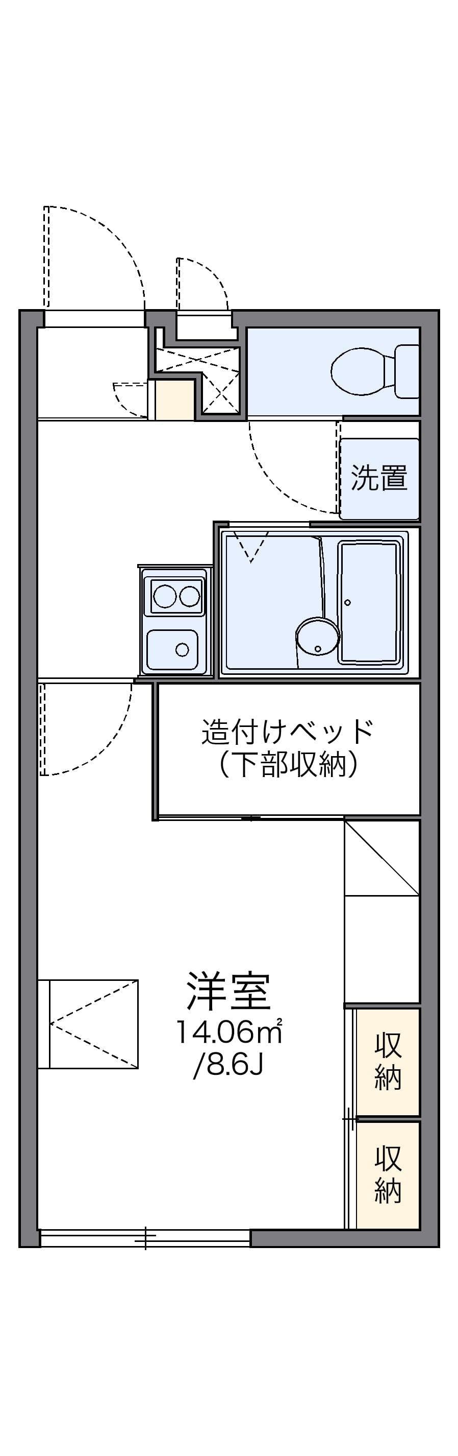 Preview floorplan of leopalace Tamon Mitsuike