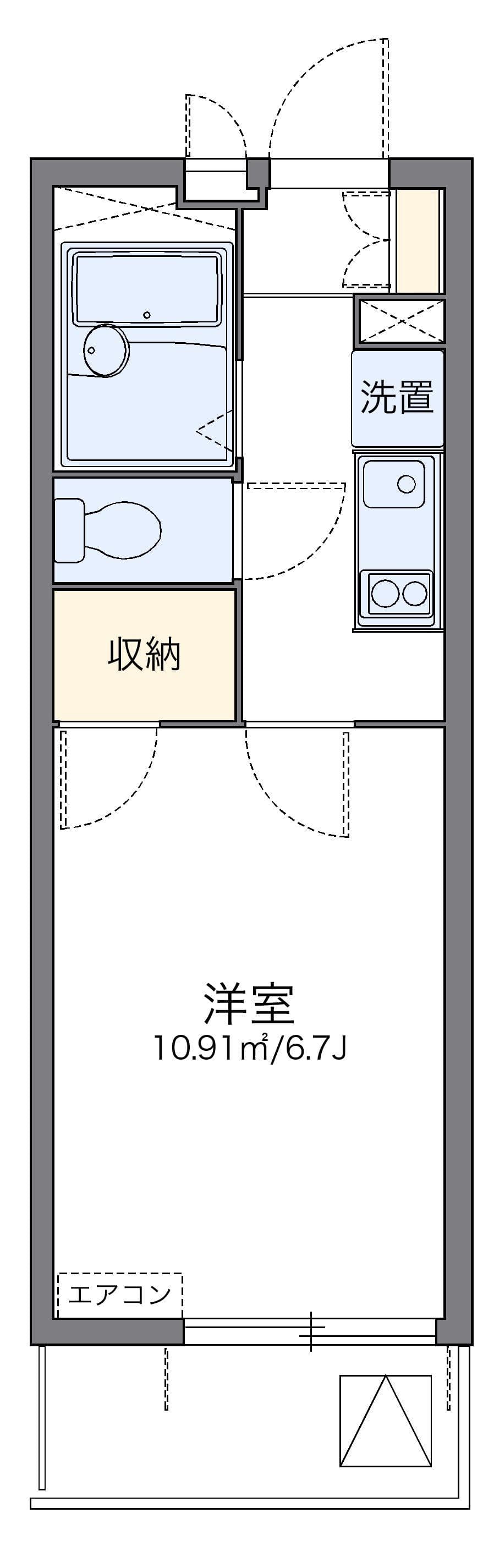 Preview floorplan of leopalace Namiki