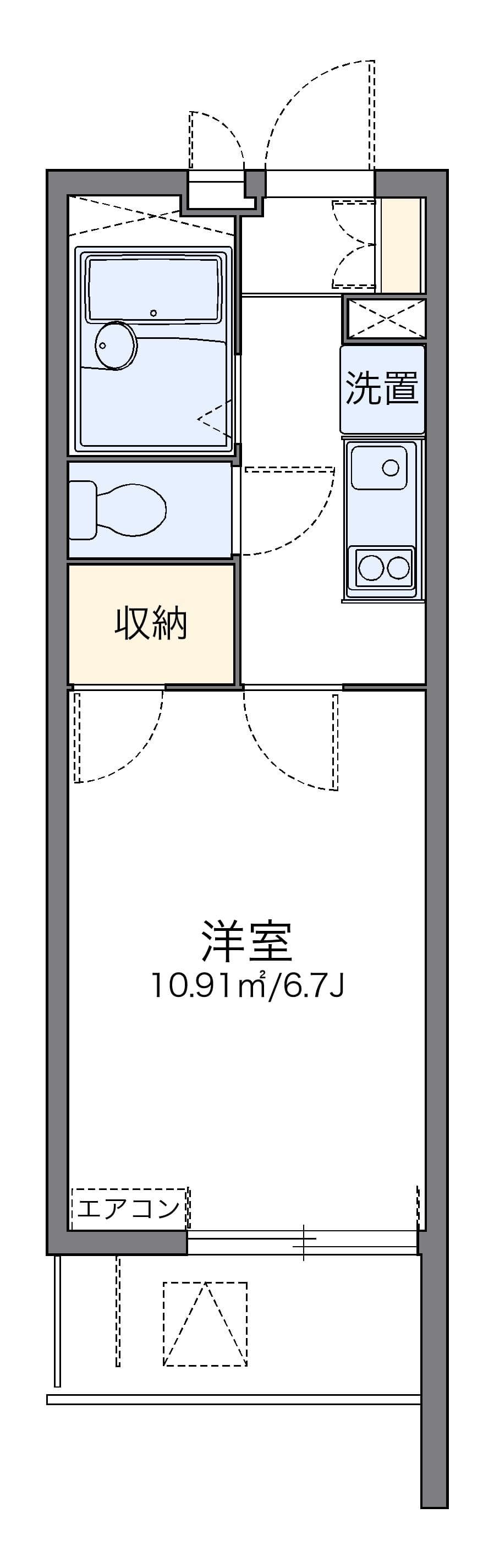 Preview floorplan of leopalace Namiki