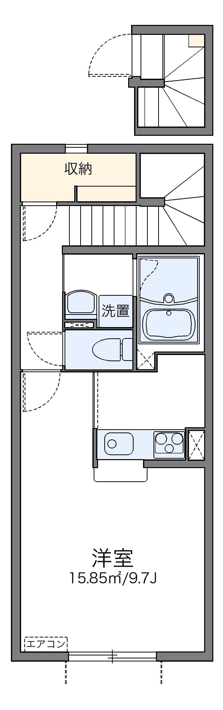 Preview floorplan of LEONEXT Kagano Nibankan