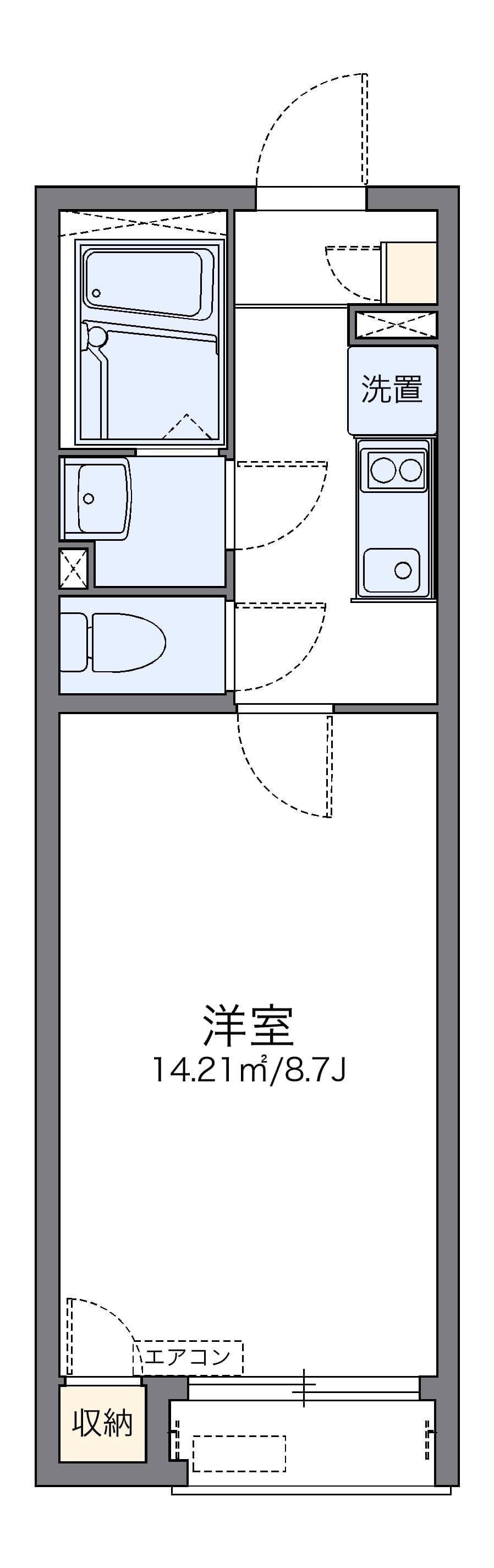 Preview floorplan of LEONEXT Moegi Hills Uno