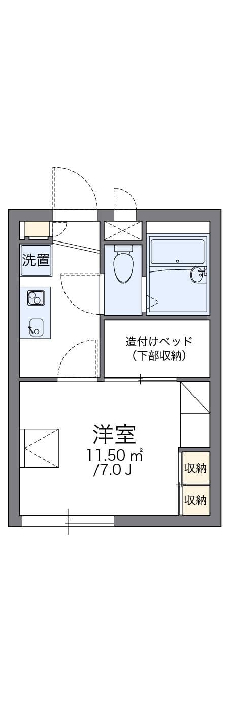 Preview floorplan of leopalace Fort Mukaiyama