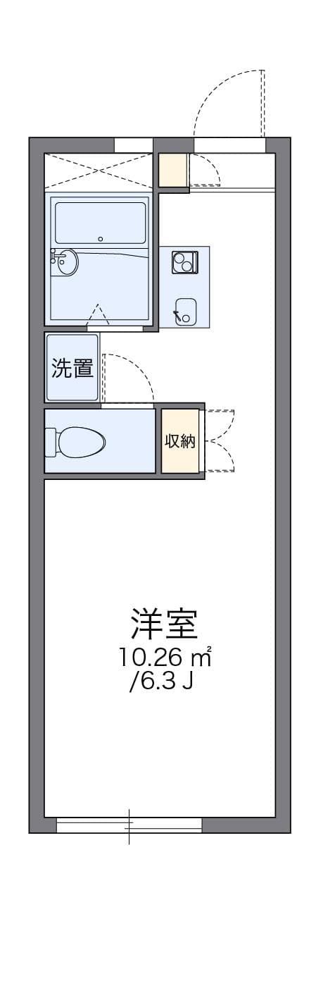 Preview floorplan of leopalace Kita Denen