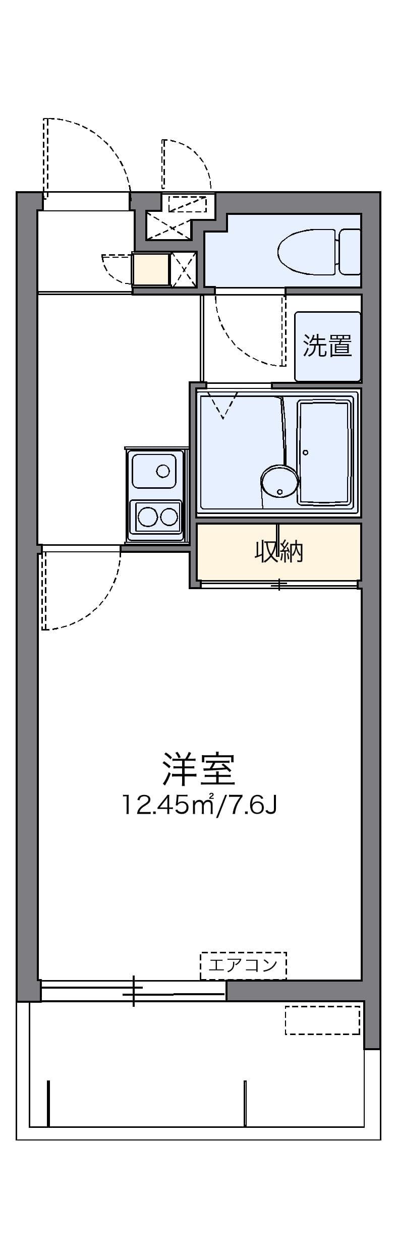 Preview floorplan of leopalace Kokuba Hills