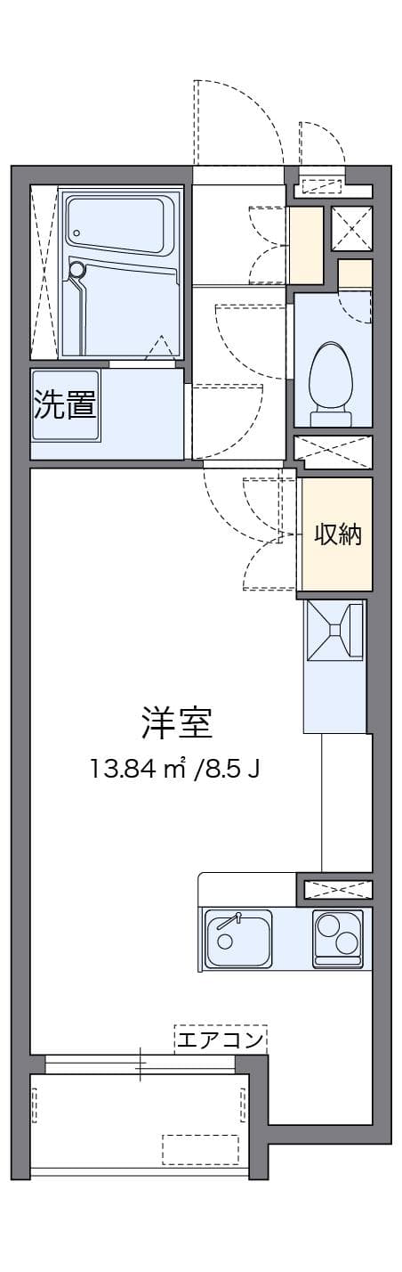 Preview floorplan of LEONEXT Nishiyama Tennozan