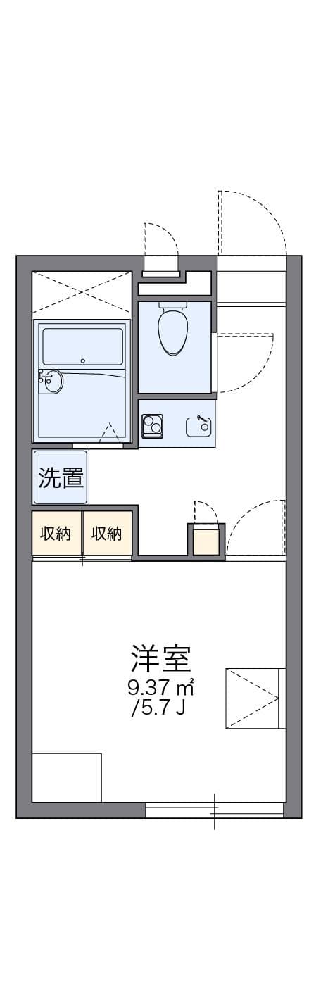 Preview floorplan of leopalace Sakaguchi