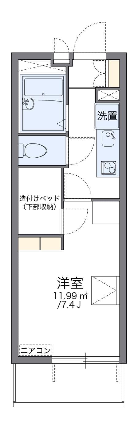 Preview floorplan of leopalace Infinity Maebashi Minami