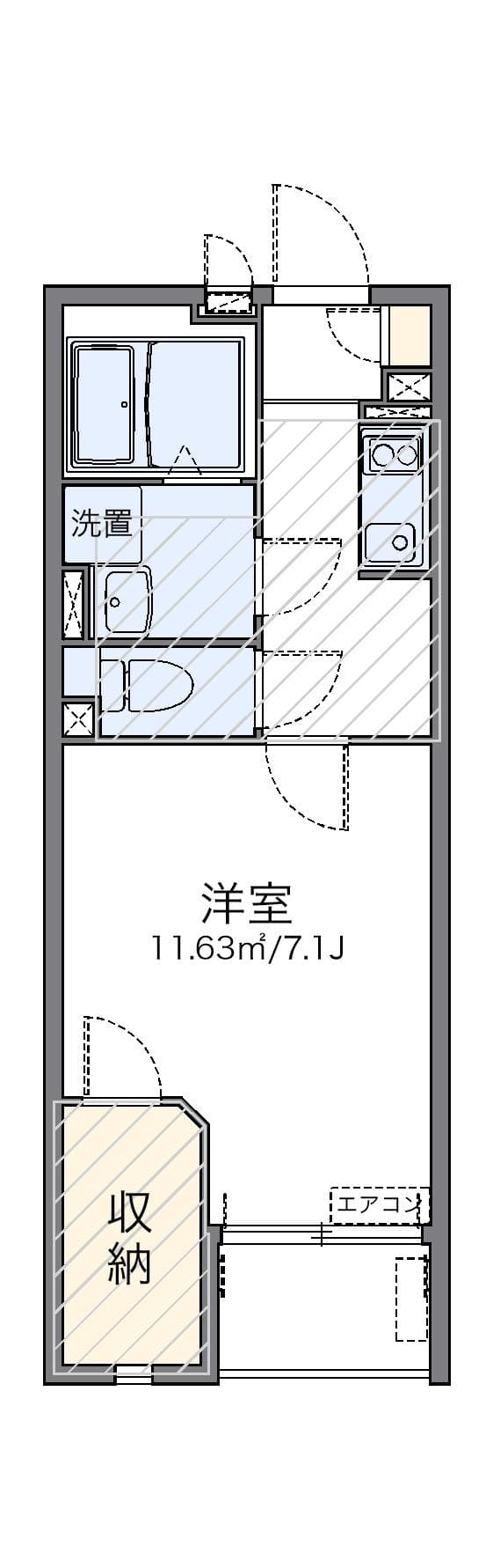 Preview floorplan of LEONEXT Avenir Asao II