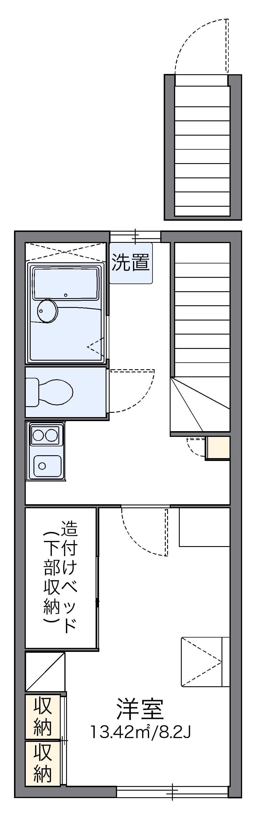Preview floorplan of leopalace Kuzuhara