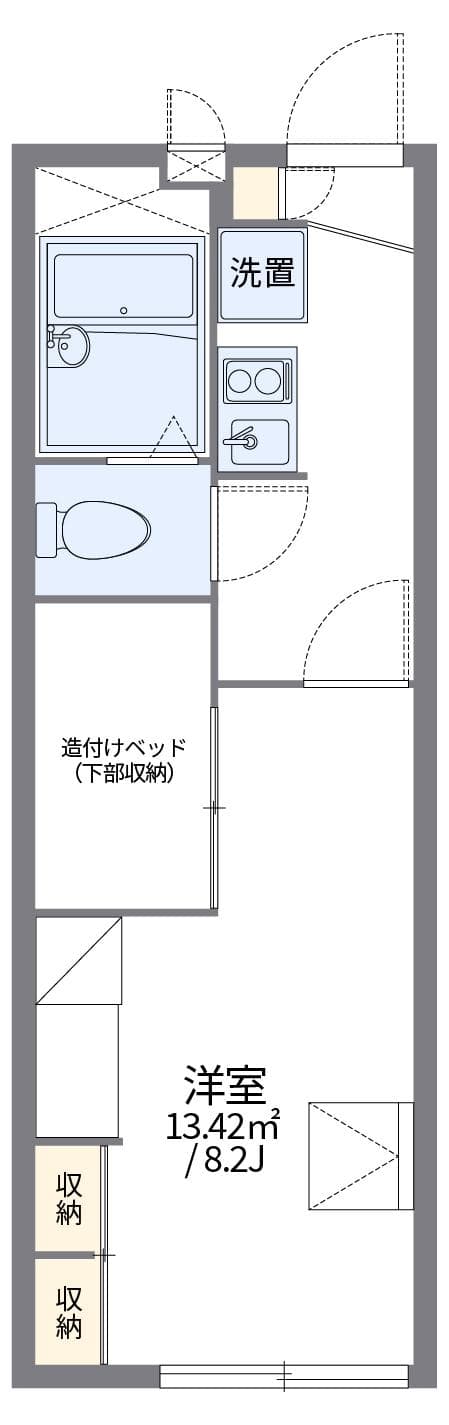 Preview floorplan of leopalace Kurayasugawa