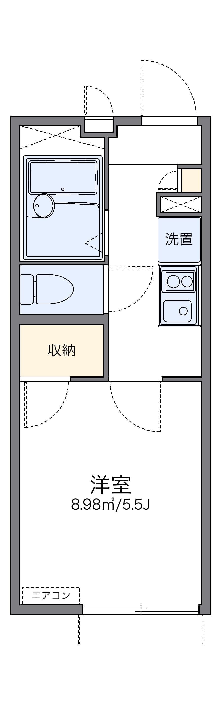 Preview floorplan of leopalace Megumi Ichibankan