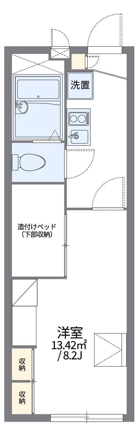Preview floorplan of leopalace Yumedono