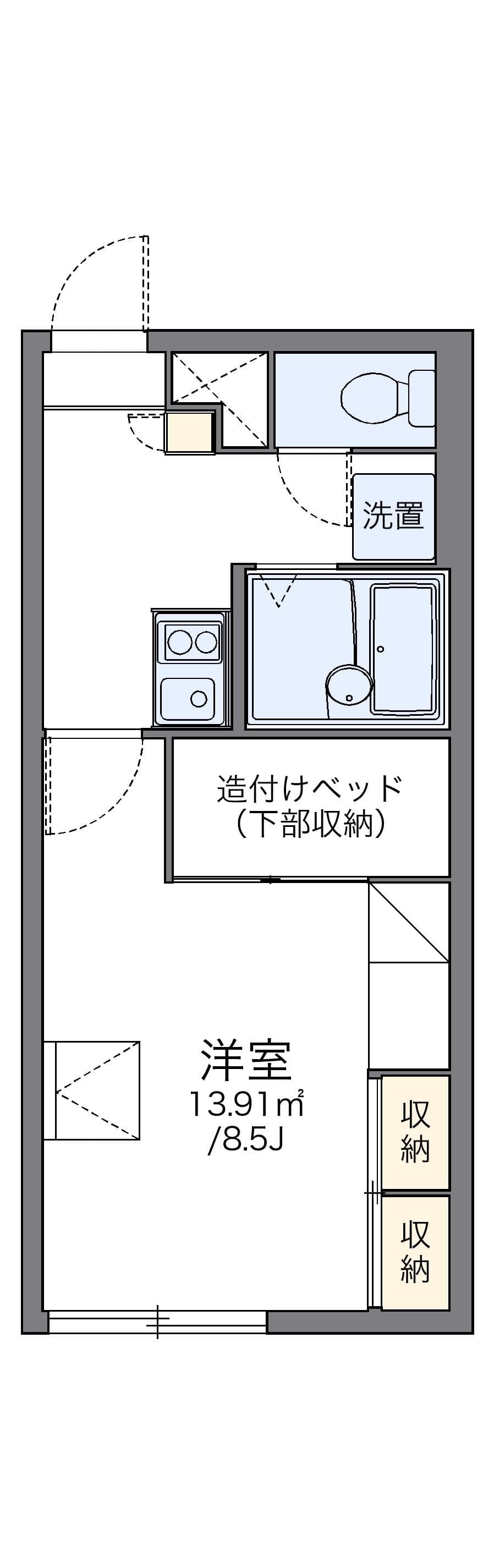 Preview floorplan of leopalace Moere Park
