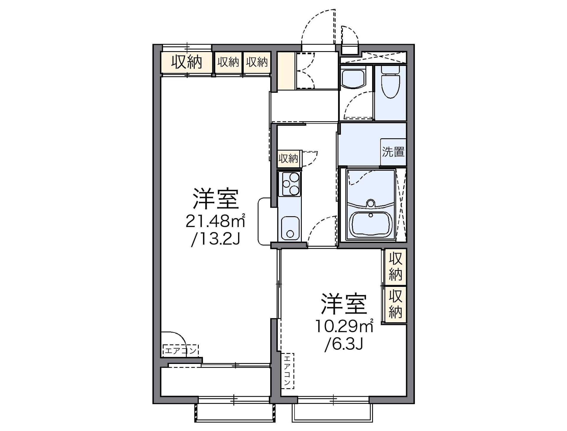 Preview floorplan of leopalace Central Honda