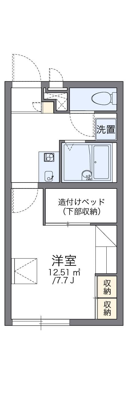 Preview floorplan of leopalace Azuma