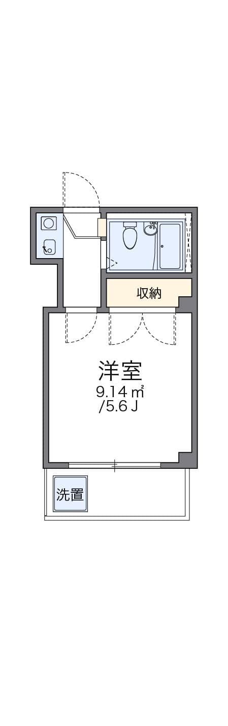 Preview floorplan of leopalace Haruyoshi