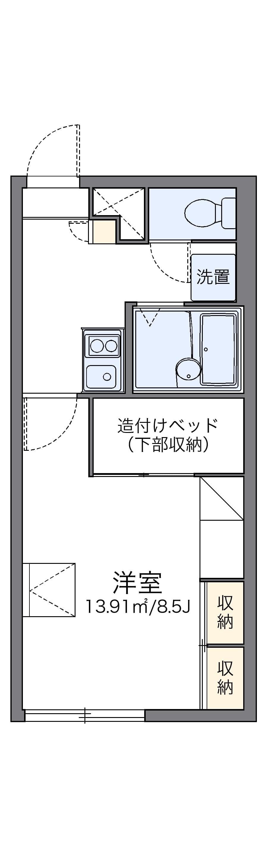 Preview floorplan of leopalace Minami Maruyama