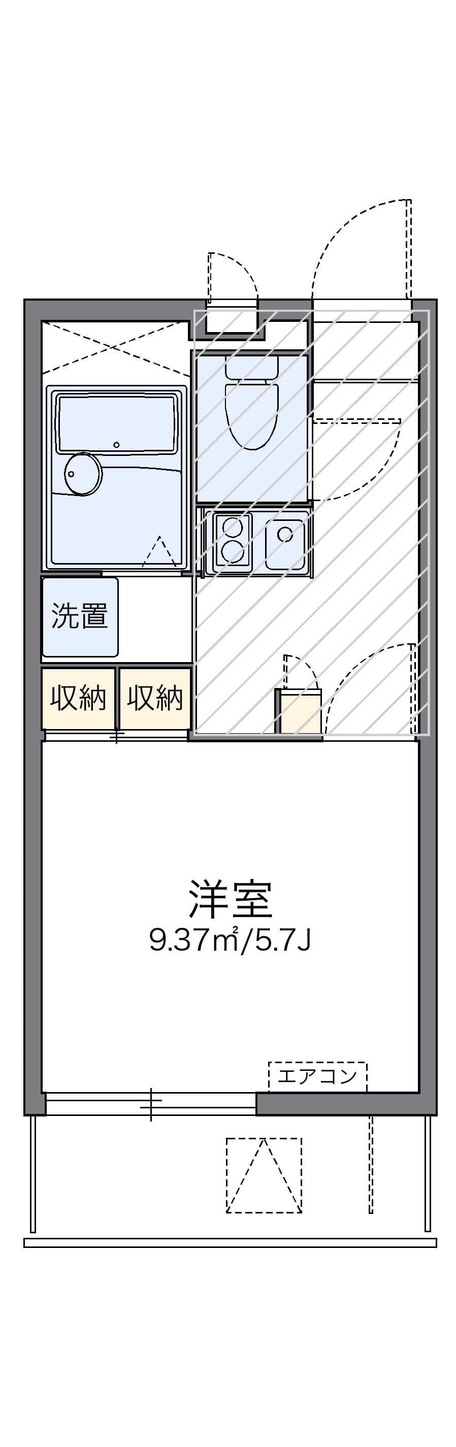 Preview floorplan of leopalace GRACE Moto Okubo