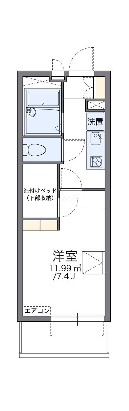 Preview floorplan of leopalace Azalea Hotarugaike