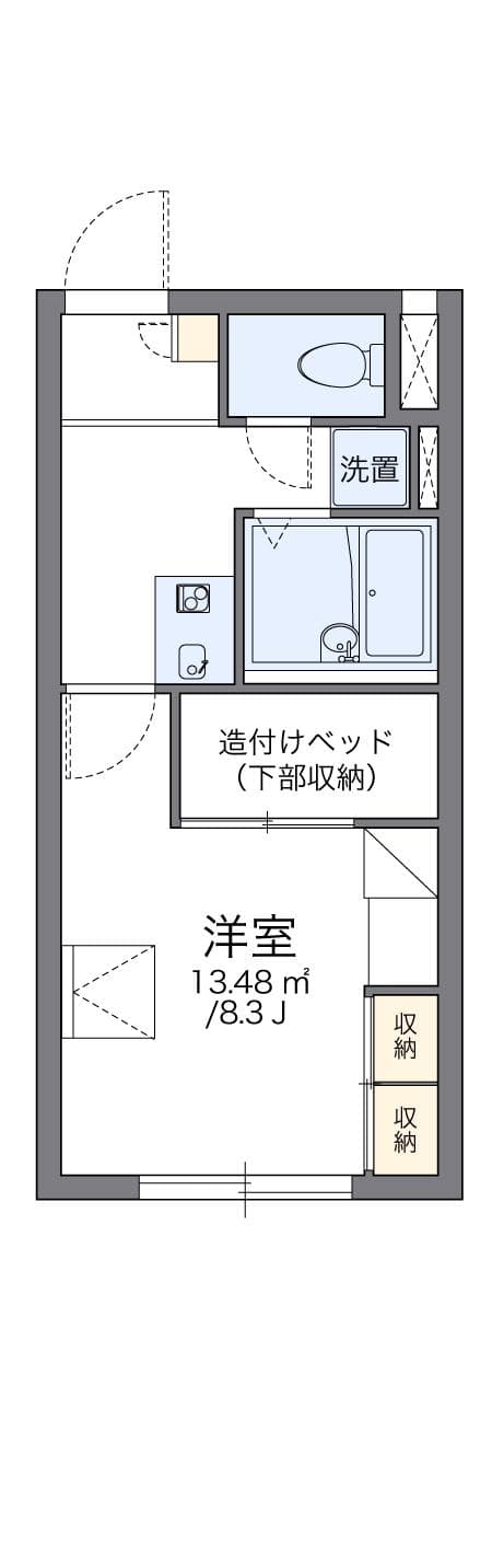 Preview floorplan of leopalace Central Minami 4 Jyou B