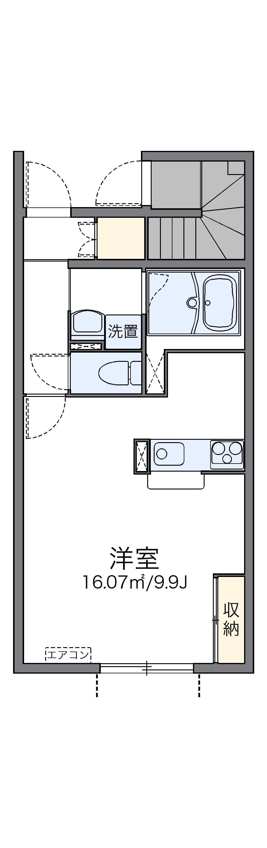 Preview floorplan of LEONEXT Riverside Meiwa
