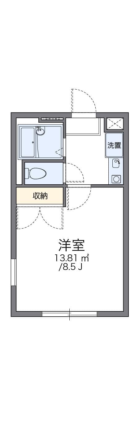 Preview floorplan of leopalace Toyoshima Minami