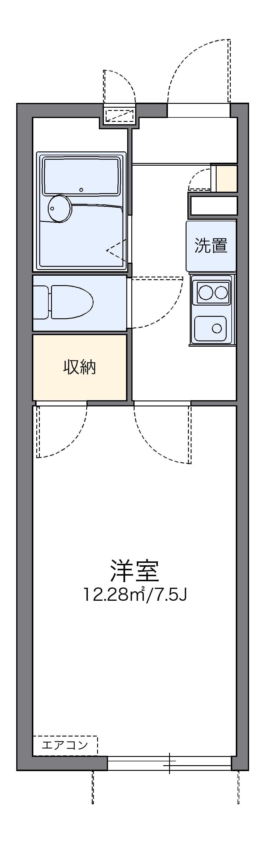 Preview floorplan of leopalace MUTSUMI