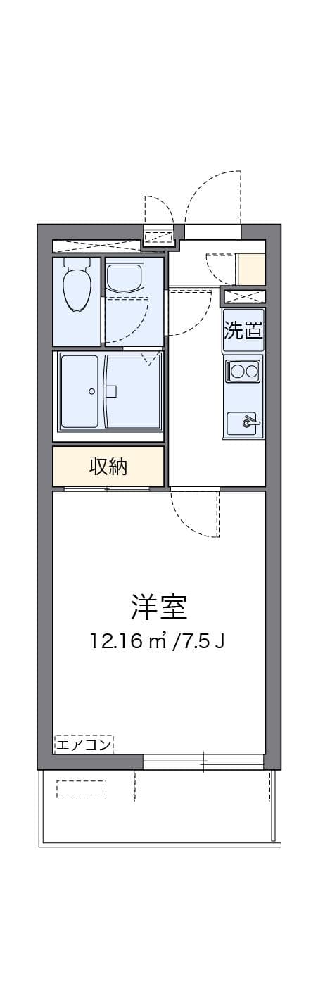 Preview floorplan of CLEINO Naniwa VI