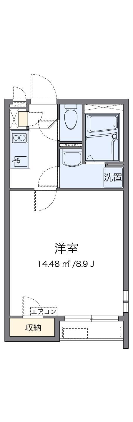 Preview floorplan of CLEINO New Aramakimachi