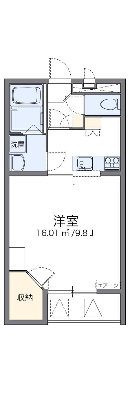 Preview floorplan of leopalace Mihara Tanbitei
