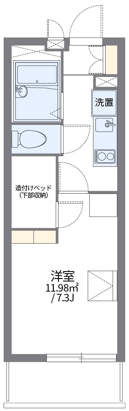 Preview floorplan of leopalace Mori Honmachi Legend