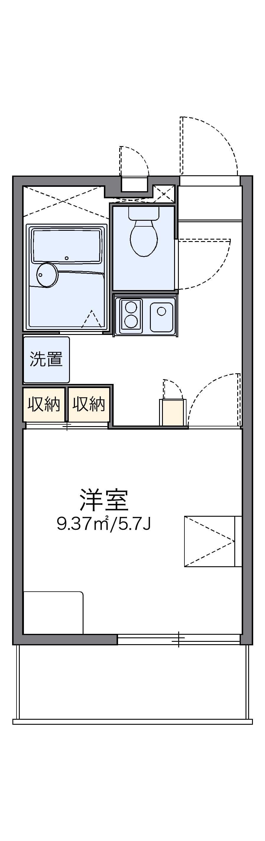 Preview floorplan of leopalace Enju