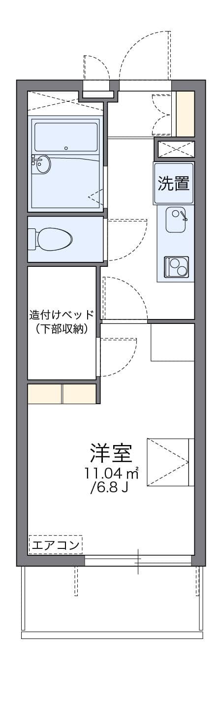 Preview floorplan of leopalace Mint Senri