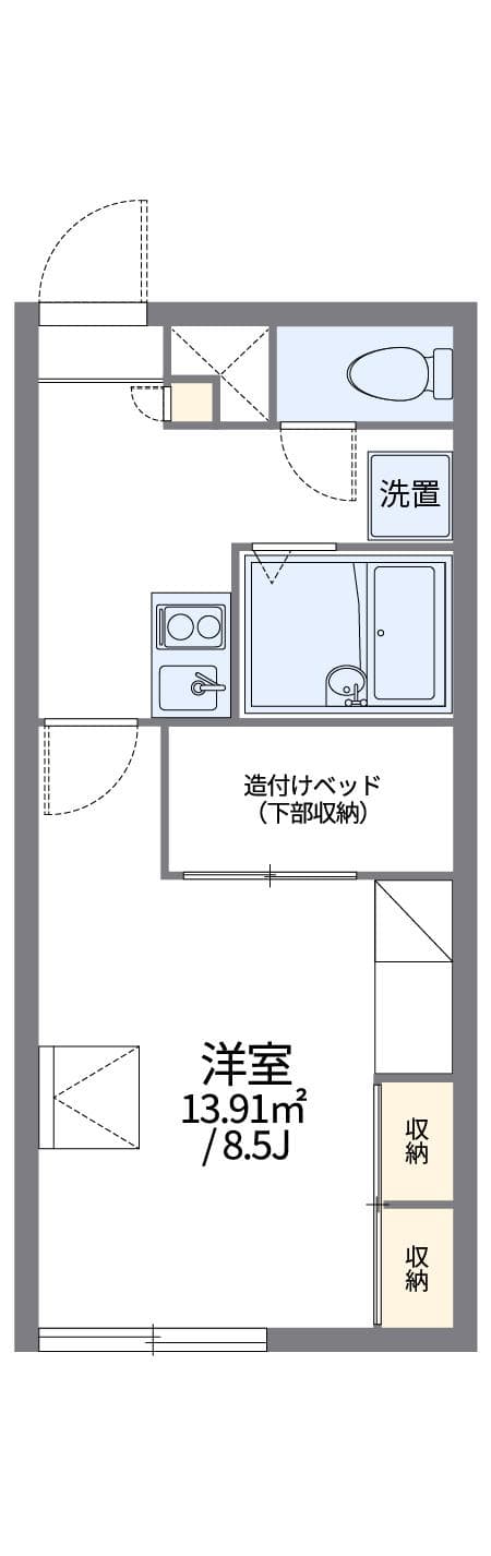 Preview floorplan of leopalace Happy Dwell A