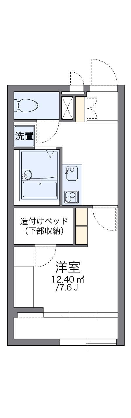 Preview floorplan of leopalace Sakura c