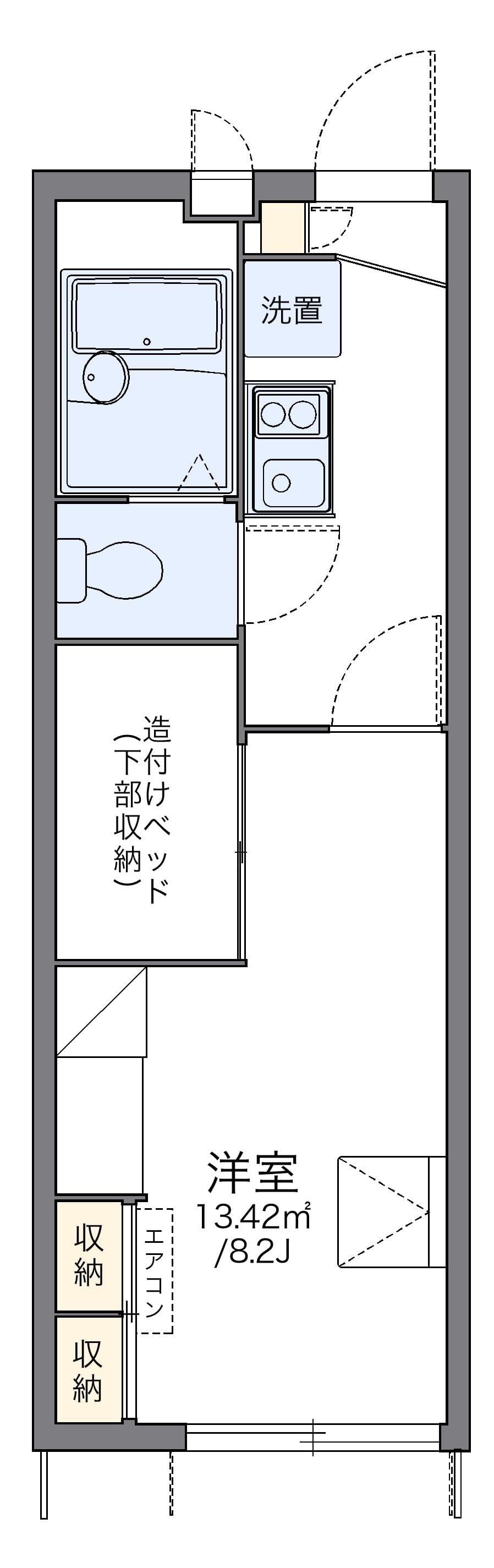Preview floorplan of leopalace Honesty Doi Eki Higashi
