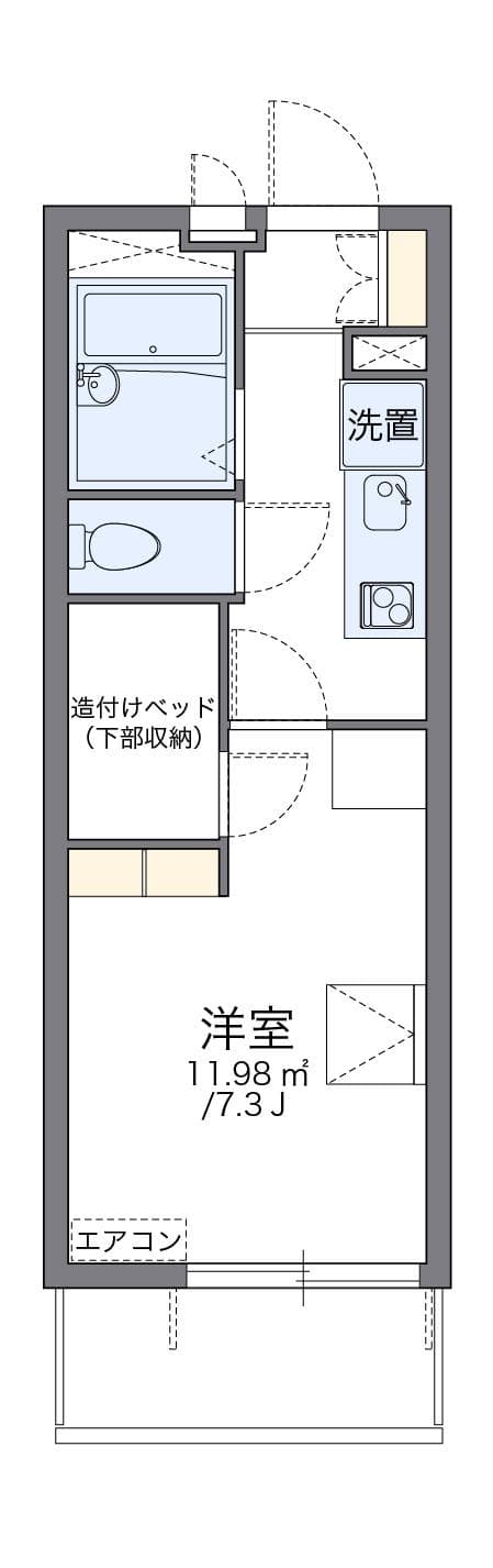 Preview floorplan of leopalace Ninooka