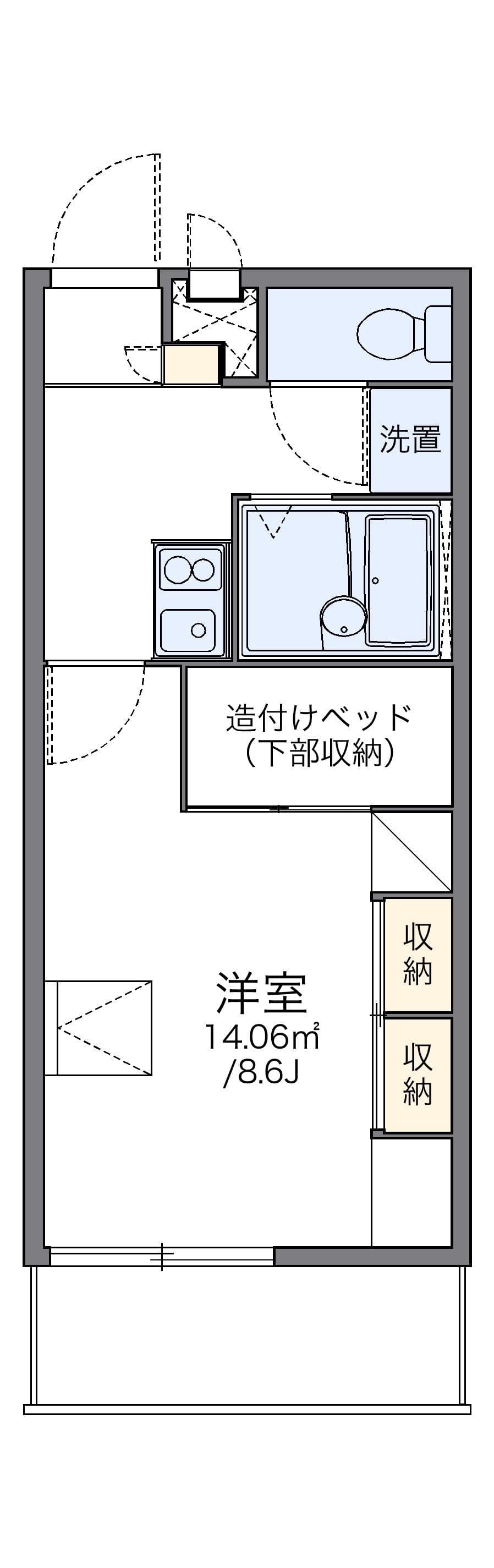 Preview floorplan of leopalace Minoyama