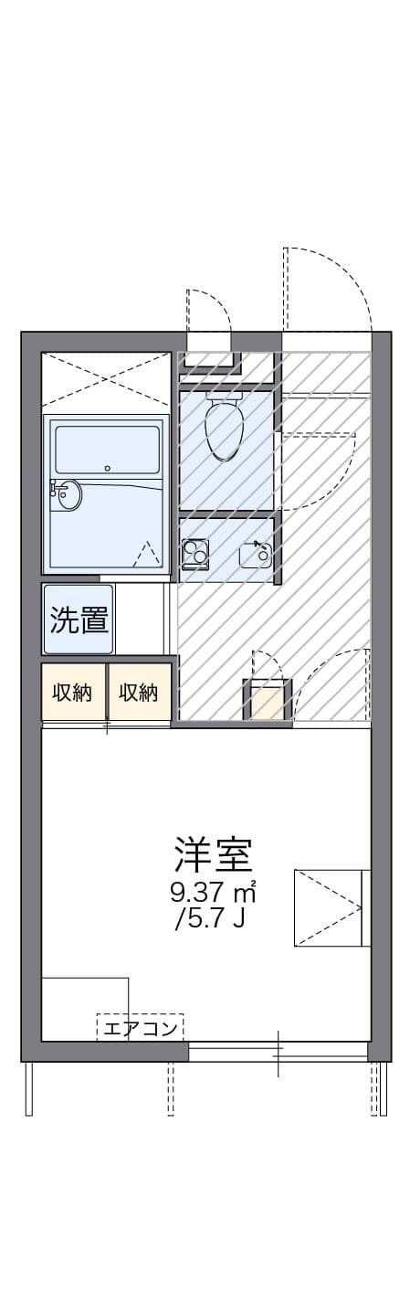 Preview floorplan of leopalace Nara Omiya