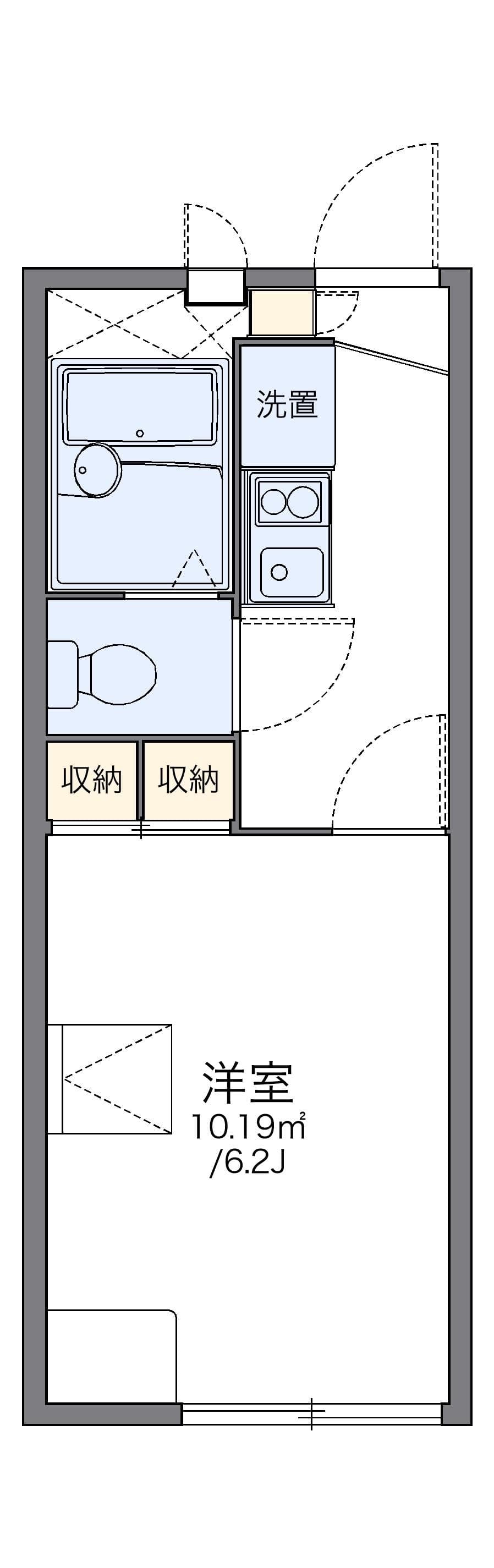 Preview floorplan of leopalace Morita 21