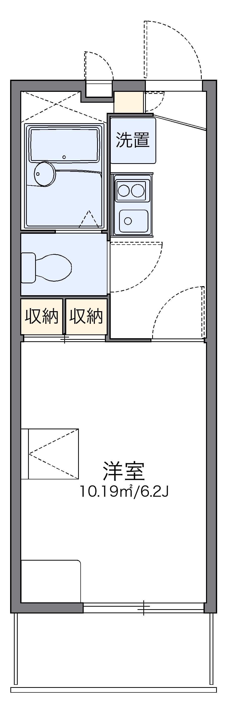 Preview floorplan of leopalace Nagomi