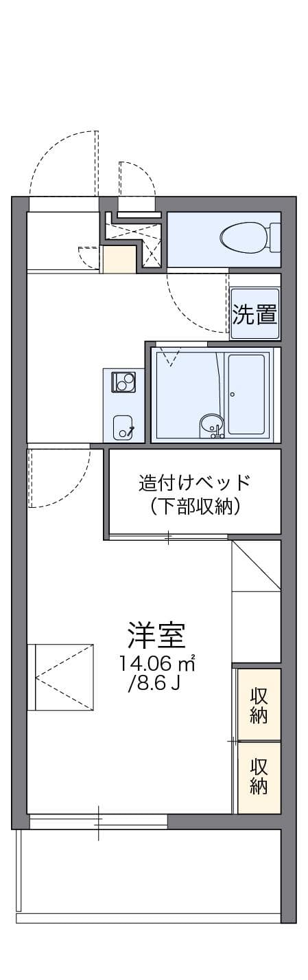Preview floorplan of leopalace Tsukishima