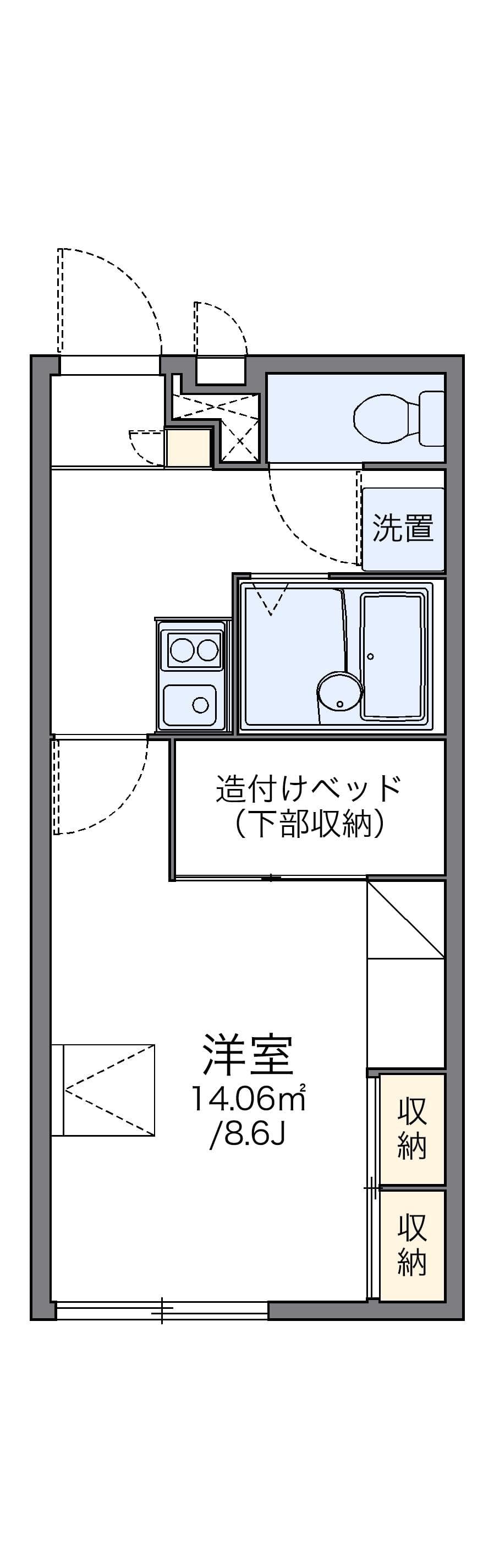 Preview floorplan of leopalace Suzuran