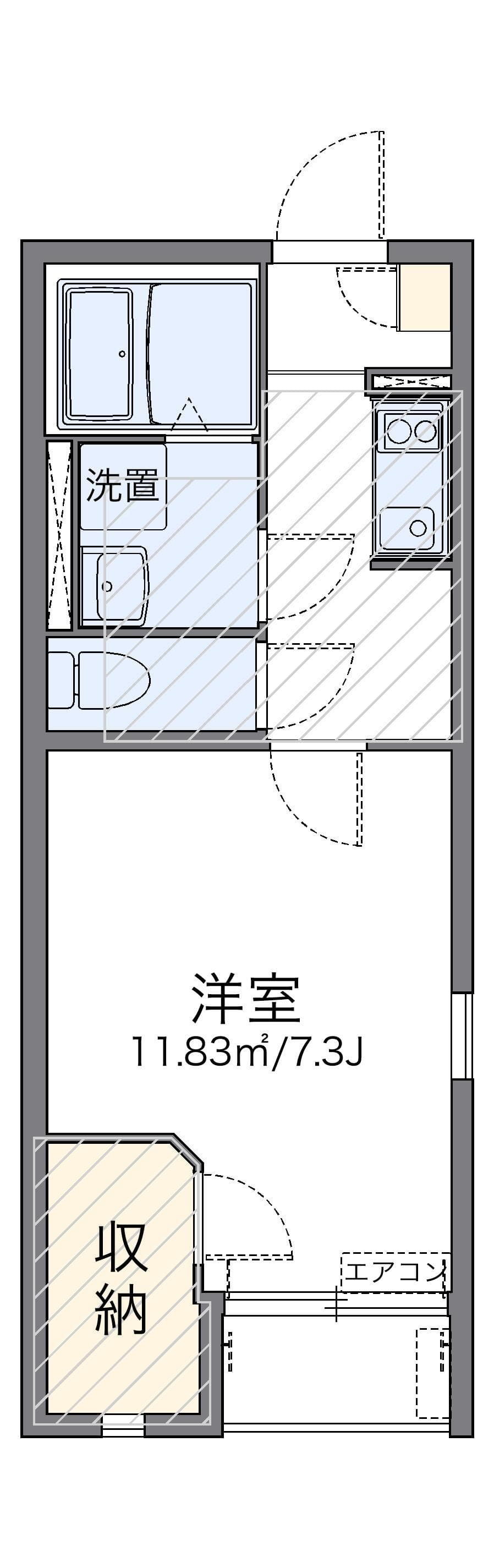 Preview floorplan of LEONEXT Narusawa