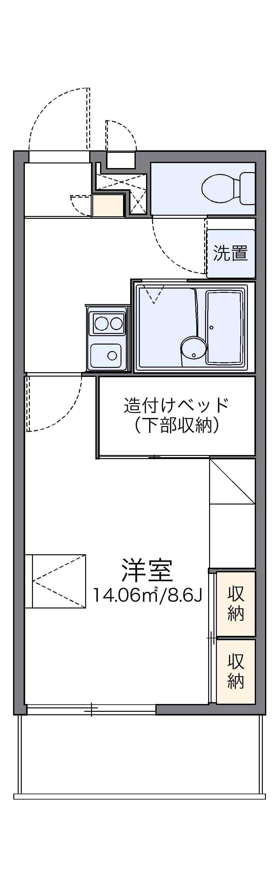 Preview floorplan of leopalace Tsujiyakushi
