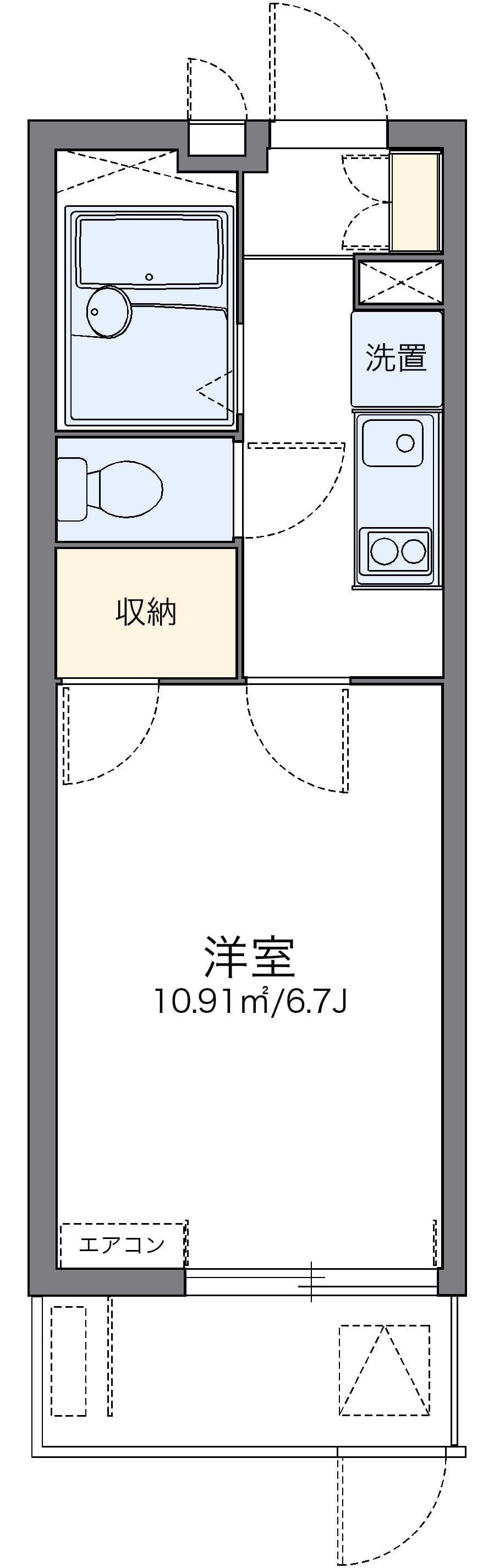 Preview floorplan of leopalace Comodita