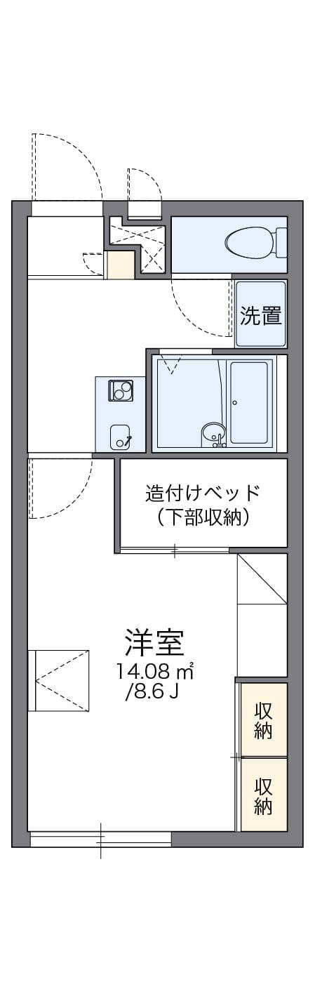 Preview floorplan of leopalace Nakasugaya