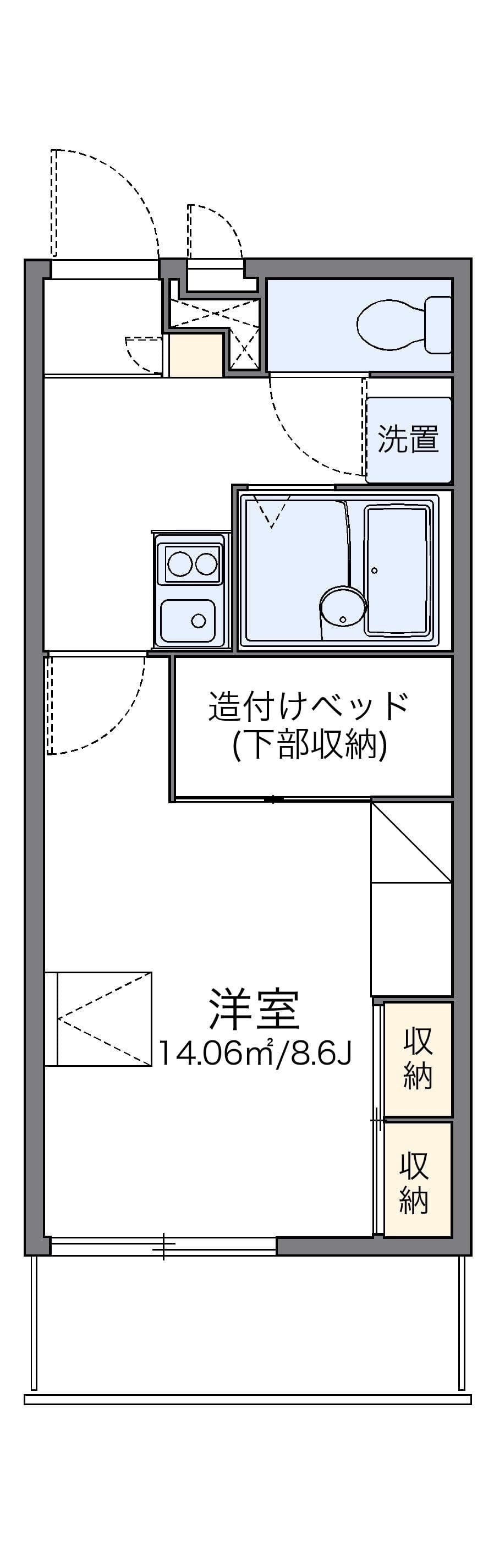 Preview floorplan of leopalace Yoshiken III